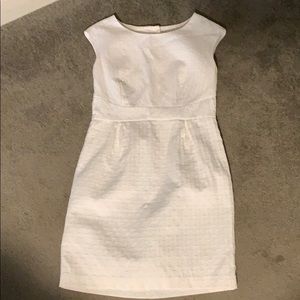 Michael Kors White Dress with Gold Buttons